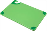 San Jamar CBG912GN 9" x 12" x 3/8" Green Saf-T-Grip Cutting Board
